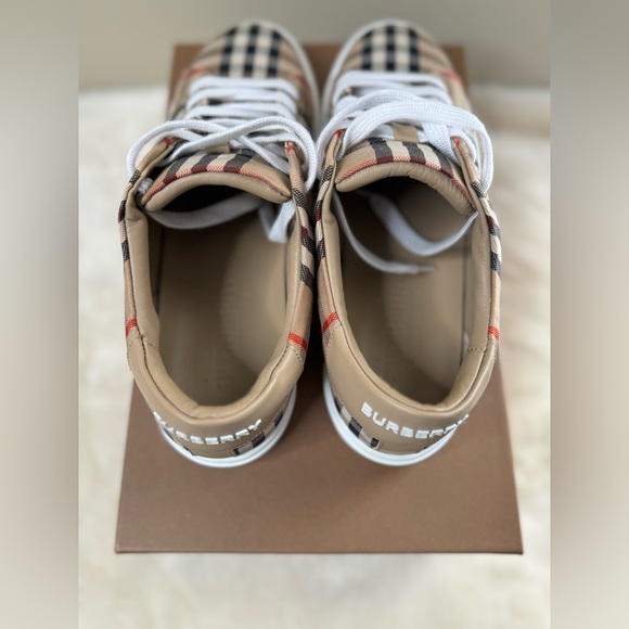 SOLD Burberry Women's Albridge Lace Up Sneakers - Picture 5 of 7